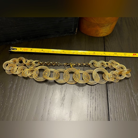 Gold Statement Necklace - Picture 4 of 4